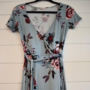 About a Girl Floral Maxi Dress